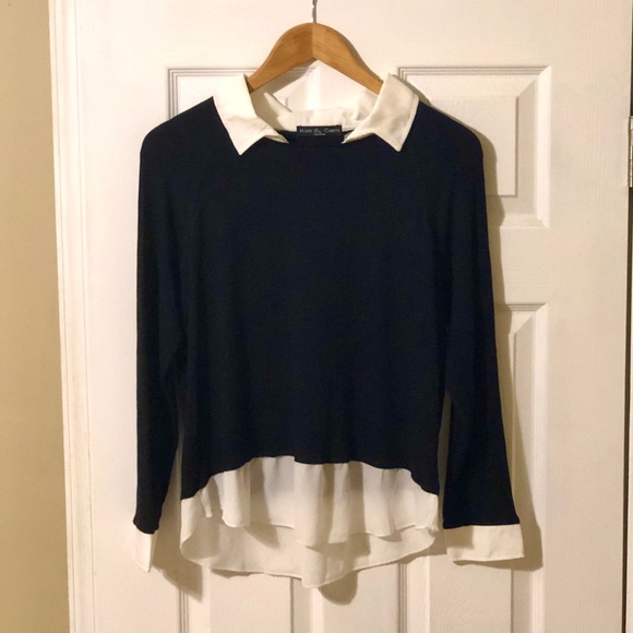 Kim & Cami Tops - 💐NWT Layered Kim & Cami Long-Sleeve Top🌸